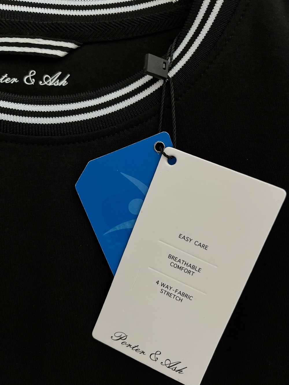 Porter & Ash 95% Cotton 4-way Stretch Short Sleeve Crew Neck Casual Top/Tshirt - Picture 11 of 13